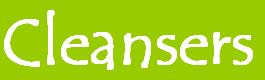 House Cleaning Cleansers